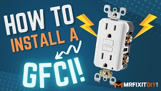 HOW TO INSTALL A GFCI OUTLET [upl. by Kiker]