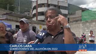 Familiares de las víctimas del aluvión de La Gasca realizaron una misa en honor a los fallecidos [upl. by Remat]