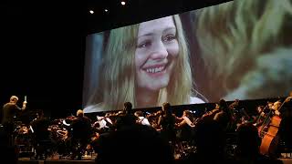 Gandalf the White frees Theoden at Meduseld  LOTR Two Towers Live orchestra Madrid 7102023 [upl. by Ainelec]