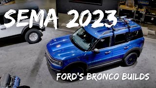 Ford Performance Unveils Personalization Packages for Bronco  SEMA 2023  Bronco Nation [upl. by Iila]