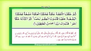 Para 18 Juz 18  Qad aflaha HD Quran Urdu Hindi Translation [upl. by Ute221]