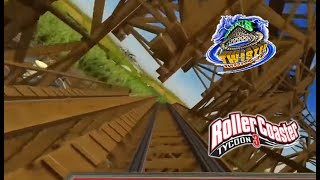 Twister Knoebels Amusement Resort recreation RCT3 [upl. by Enirahtak]