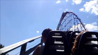 Dorney Park Thunderhawk  On Ride POV  August 1 2015 [upl. by Lundgren]