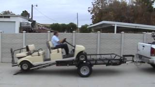 Echo Trailers Golf Cart Video [upl. by Trask646]