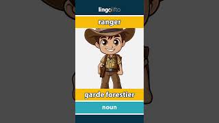 🇬🇧🇫🇷 ranger  garde forestier  vocabulary builder  learn English  apprenons langlais [upl. by Arno]