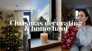 Decorating for Christmas amp homesense haul [upl. by Neibaf]