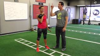 Kettlebell Overhead Press  How to Coach [upl. by Yug]