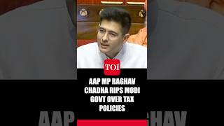 AAPs Raghav Chadha Poetic Dig At Modi Govt Over Taxes In India  Unfair Commission For [upl. by Eanerb]