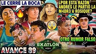 🔵NO ANDAN BIEN ¿MACKY CALLA BOCA ¿🦖 M4Damp3😱 A ROSIQUE cap88 Exatlón Mexico 2023 Avance programa 89 [upl. by Jeane]