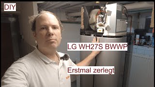 DIY Installation der LG WH27S Therma V Brauchwasserwärmepumpe Part 1 [upl. by Sukcirdor193]