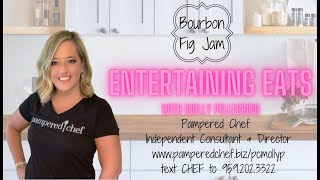 Pampered Chef Deluxe Cooking Blender  Bourbon Fig Jam [upl. by Farrica]