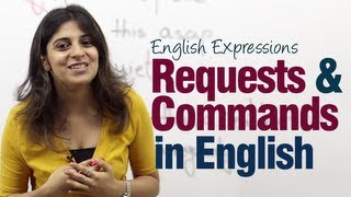 Requests amp Commands in English  Useful English Expressions [upl. by Metzger265]