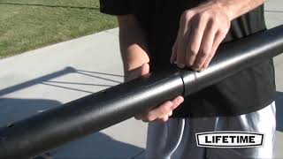 Lifetime 44 in Portable Basketball Hoop 1268  KitSuperStorecom [upl. by Nesyla910]