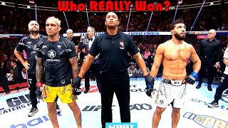 ROBBERY Who REALLY WonCharles Oliveira vs Arman Tsarukyan [upl. by Rufe]