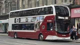 44 Lothian Buses Volvo B5TL Enviro 400 MMC 616 SJ21 MYU [upl. by Andy]