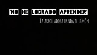 No he logrado aprender  La arrolladora banda el Limón letra [upl. by Immak]