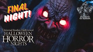 FINAL NIGHT at HALLOWEEN HORROR NIGHTS HOLLYWOOD 2024 [upl. by Dera]