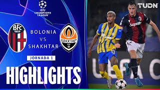 HIGHLIGHTS  Bolonia vs Shakhtar  UEFA Champions League  TUDN [upl. by Neill]