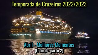 Temporada de Cruzeiros 20222023  Abril  Melhores Momentos O final  parte 2 [upl. by Airemaj]