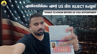 My US Visa Interview  What Documents to take B1B2  Malayalam Vlog [upl. by Thetes]