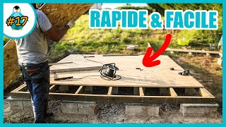 Comment construire une dalle bois pour un abri de jardin  LPMDP17 [upl. by Ellirehs]