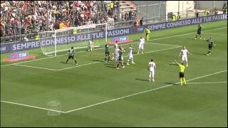 SassuoloRoma 02 Highlights 201314 [upl. by Nelleus]