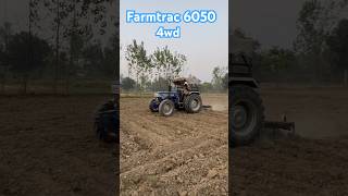 Farmtrac 6050 4WD performance and Sound tractorvideo khetibadi tractor farmtrac [upl. by Waylin222]