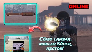 Tutorial definitivo para lanzar misiles teledirigidos súper rectos GTA online XboxPlaystation🔥 [upl. by Beffrey]