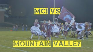 MCI vs Mountain Valley Football Highlights [upl. by Julie]