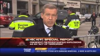 NBC News Special Report Terror in Boston  458pm 4162013 [upl. by Allemap]