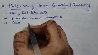 Limitations of Demand Forecasting  Demand Estimation  Easy Tutorial with Easy Explanation [upl. by Schulman419]