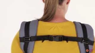 LoveampCarry AIR baby carrier Front carry instructions [upl. by Nae]