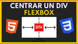 👉como CENTRAR un DIV con FLEXBOX en Visual Studio Code [upl. by Ainolopa543]