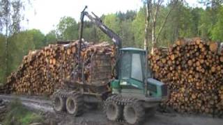 Timberjack 810B Forwarder [upl. by Acinelav791]