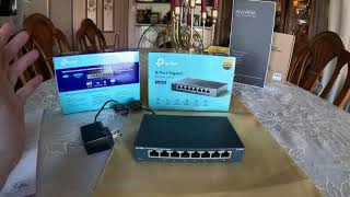 TPLink 8 Port Gigabit Desktop Switch TLSG108 [upl. by Sexela]