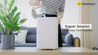 Xiaomi Smartmi Evaporation Air Humidifier with 4L Capacity  Gearbestcom [upl. by Amsirhc]