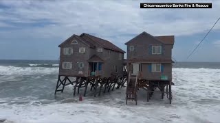 Video of the Day Another beach house collapses in North Carolina [upl. by Kegan]