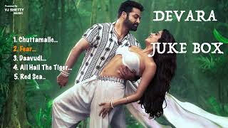 DEVARA JUKE BOX  Chuttamalle  NTR  Janhvi Kapoor  Anirudh Ravichander  Shilpa Rao  27 Sep [upl. by Joelynn]