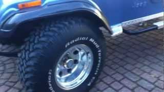 JEEP CJ 7 50l Sound HD V8 Sound [upl. by Aihsemaj800]