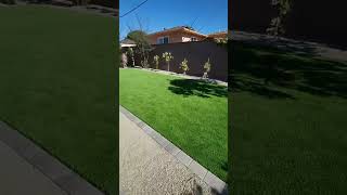 LowMaintenance Artificial Sod Installation [upl. by Ahsaetan]