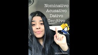 Nominativo acusativo dativo e genitivo [upl. by Nor]