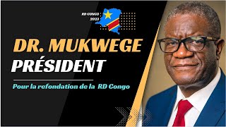 PRÉSIDENTIELLE 2023  LE DR DENIS MUKWEGE DÉFEND SON PLAN DE PAIX DEVANT C LUSAKWENO ET T KAMBUNDI [upl. by Elitnahc]