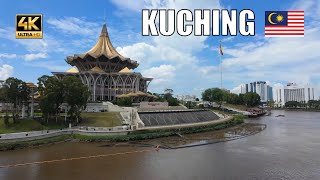 Kuching Sarawak walking tourBorneo travel Malaysia [upl. by Vento]