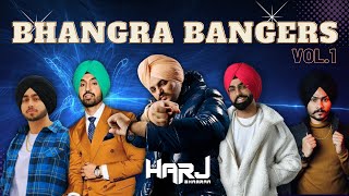 Bhangra Bangers Vol 1  Bhangra Mashup  NonStop Bhangra Mix  Dj Harj Bhamraa [upl. by Noelle]