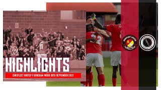 HIGHLIGHTS  Ebbsfleet United V Boreham Wood [upl. by Ahseinat]