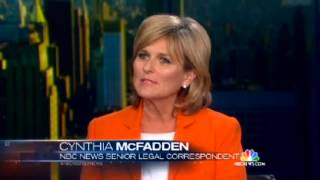 Cynthia McFadden Makes Nightly News Debut [upl. by Henka370]