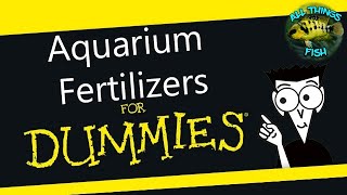 Lets Talk How to Add Fertilizer to your Aquarium Plants [upl. by Ecertal445]