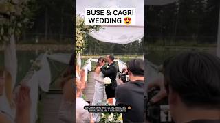 aygul and cerkutay wedding  buse arslan wedding  buse arslan and Cagri Sensory shorts busearslan [upl. by Ecirtam]