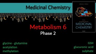 12 Metabolism 6 phase 2 Conjugation  Medicinal chemistry بالعربي [upl. by Dahc]