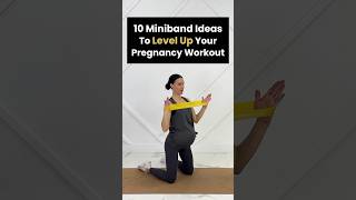 LEVEL UP 💪Your Pregnancy Workout With These Mini Band Moves 🔥 [upl. by Fronia]